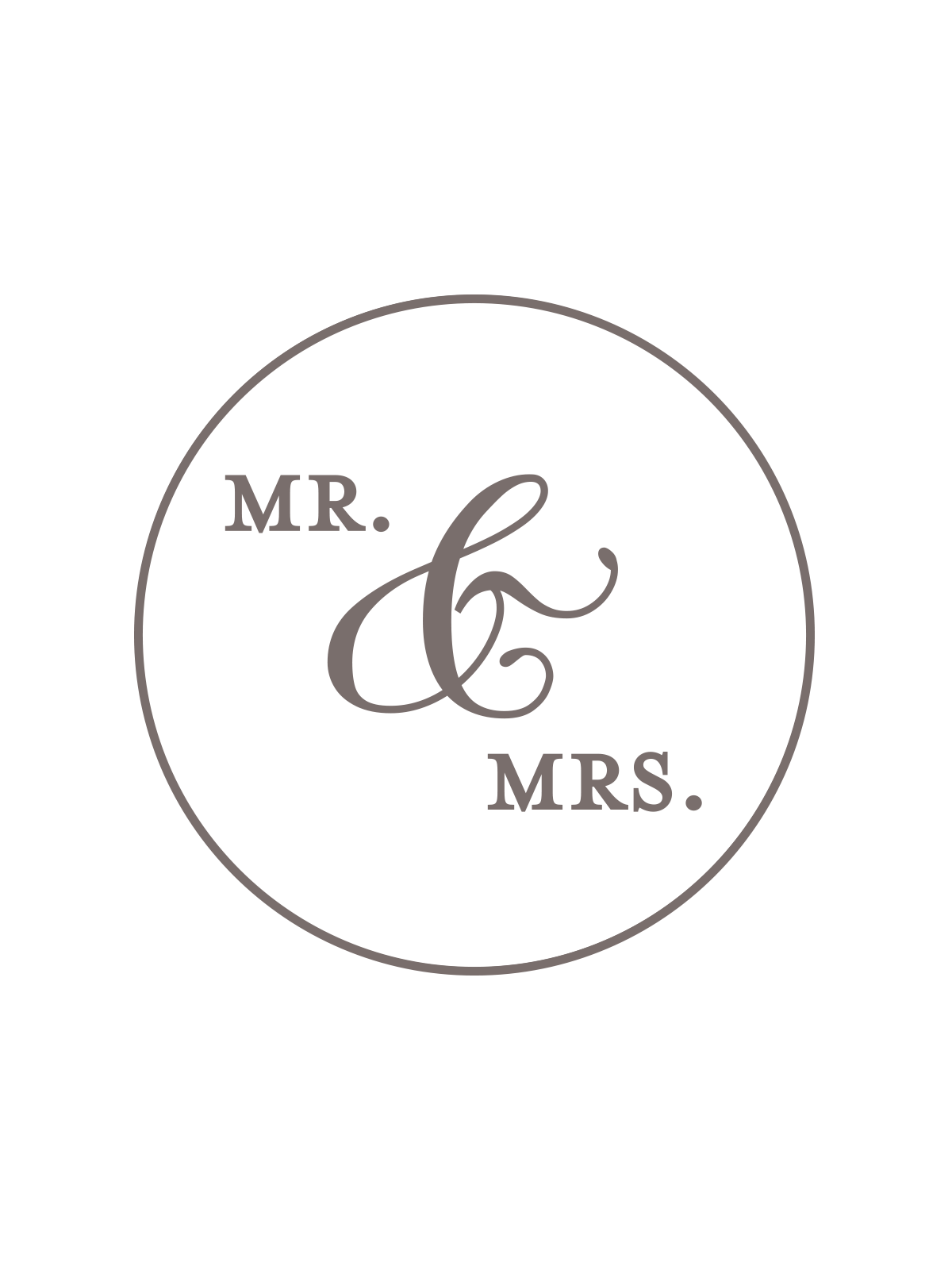 Mr. & Mrs. - Wax Seals