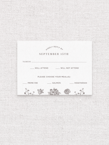 Toile - Reply Card