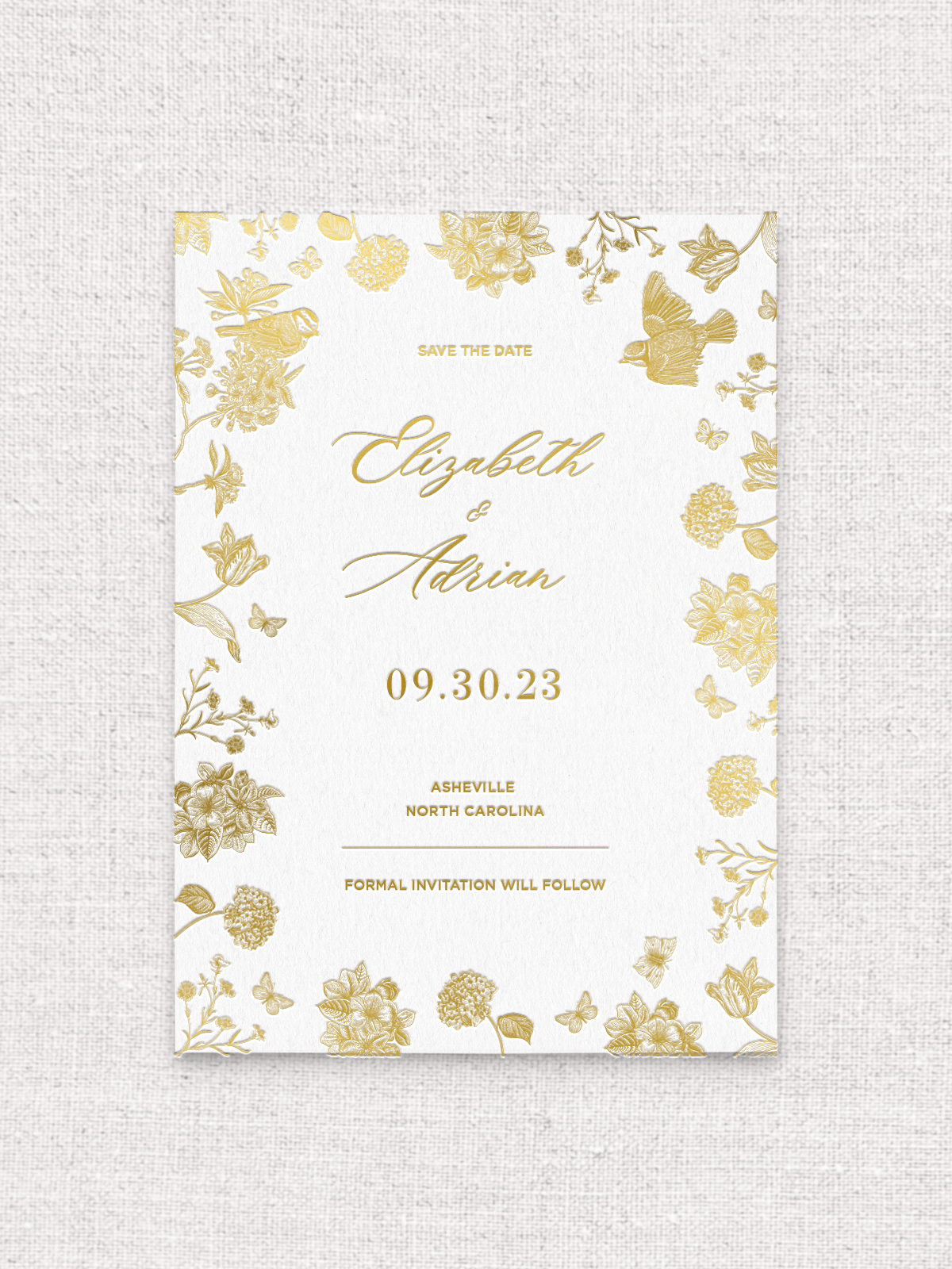 Toile - Save the Date | Scripted Version