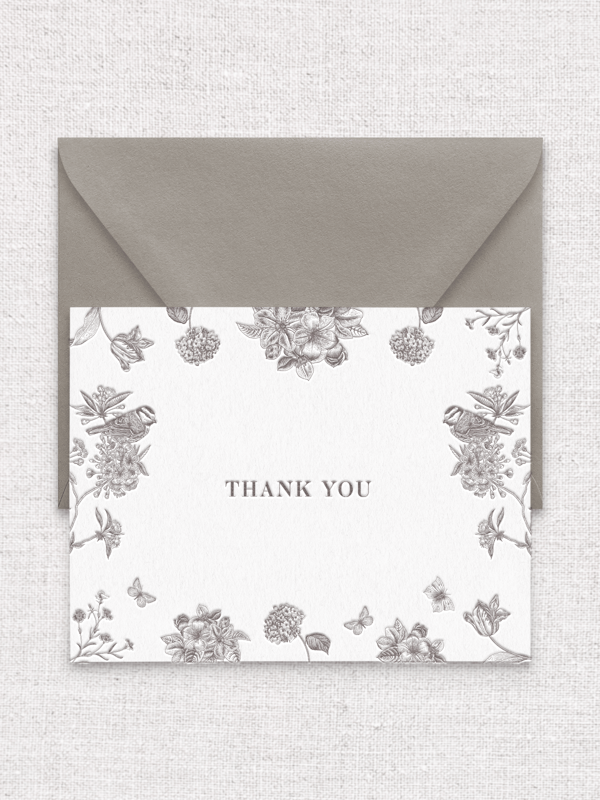 Toile - Thank You Cards