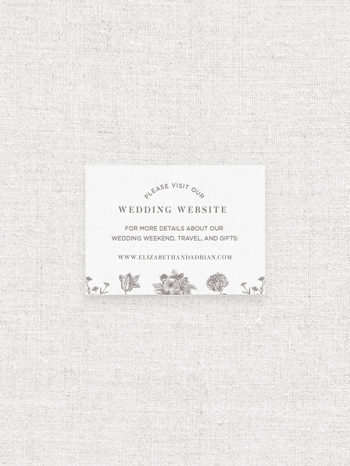 Toile - Website Card