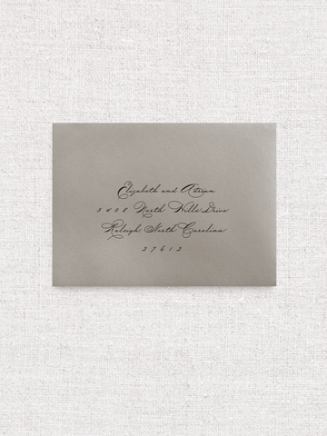 Elegant Script Style - Reply Envelope