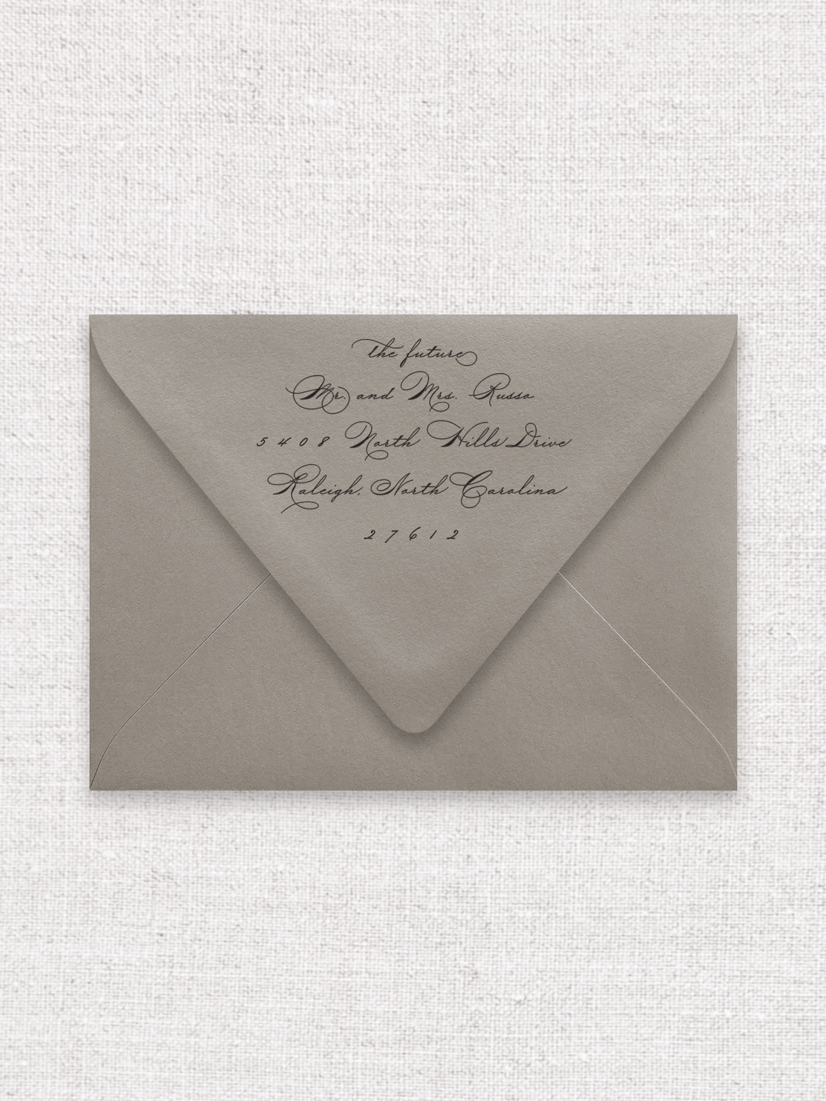 Elegant Script Style - Save the Date (A6) Envelopes