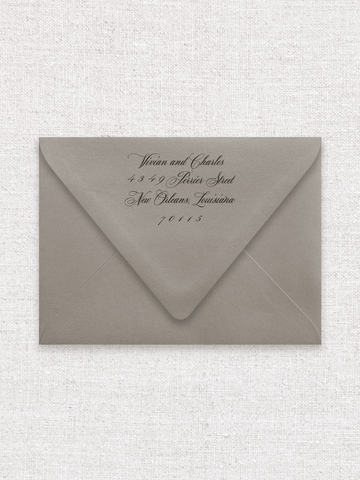 Flourished Script Style - Save the Date (A6) Envelopes