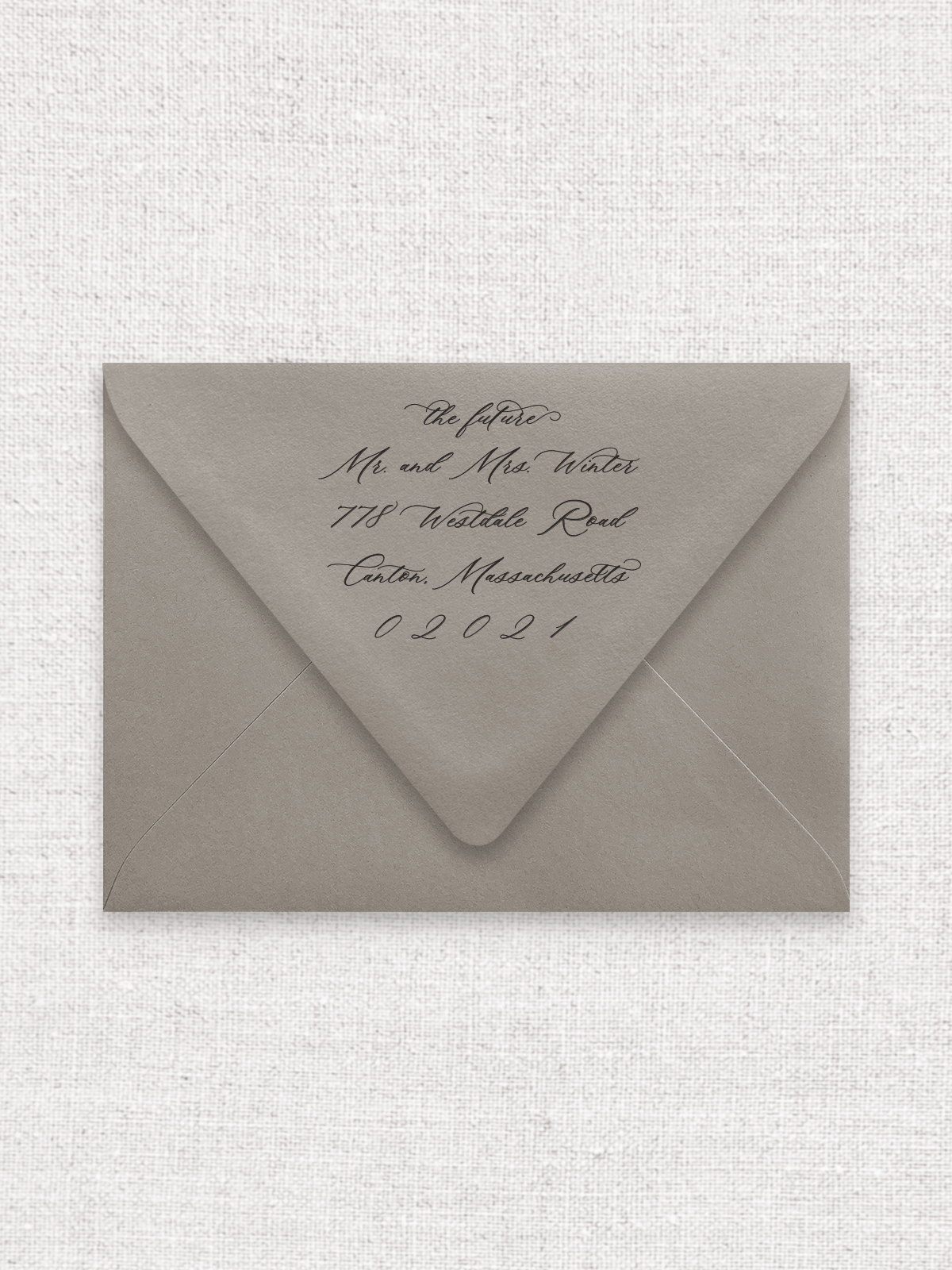 Modern Script Style - Save the Date (A6) Envelopes