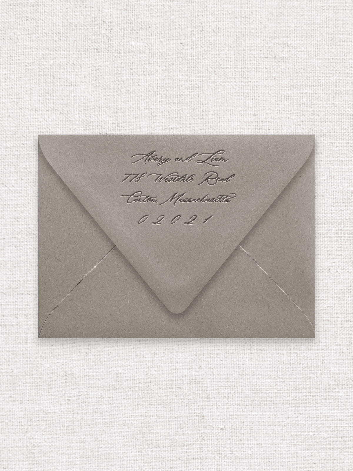 Modern Script Style - Save the Date (A6) Envelopes