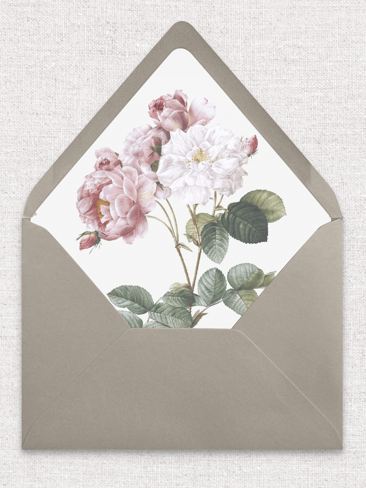 Pink Roses - Envelope Liners