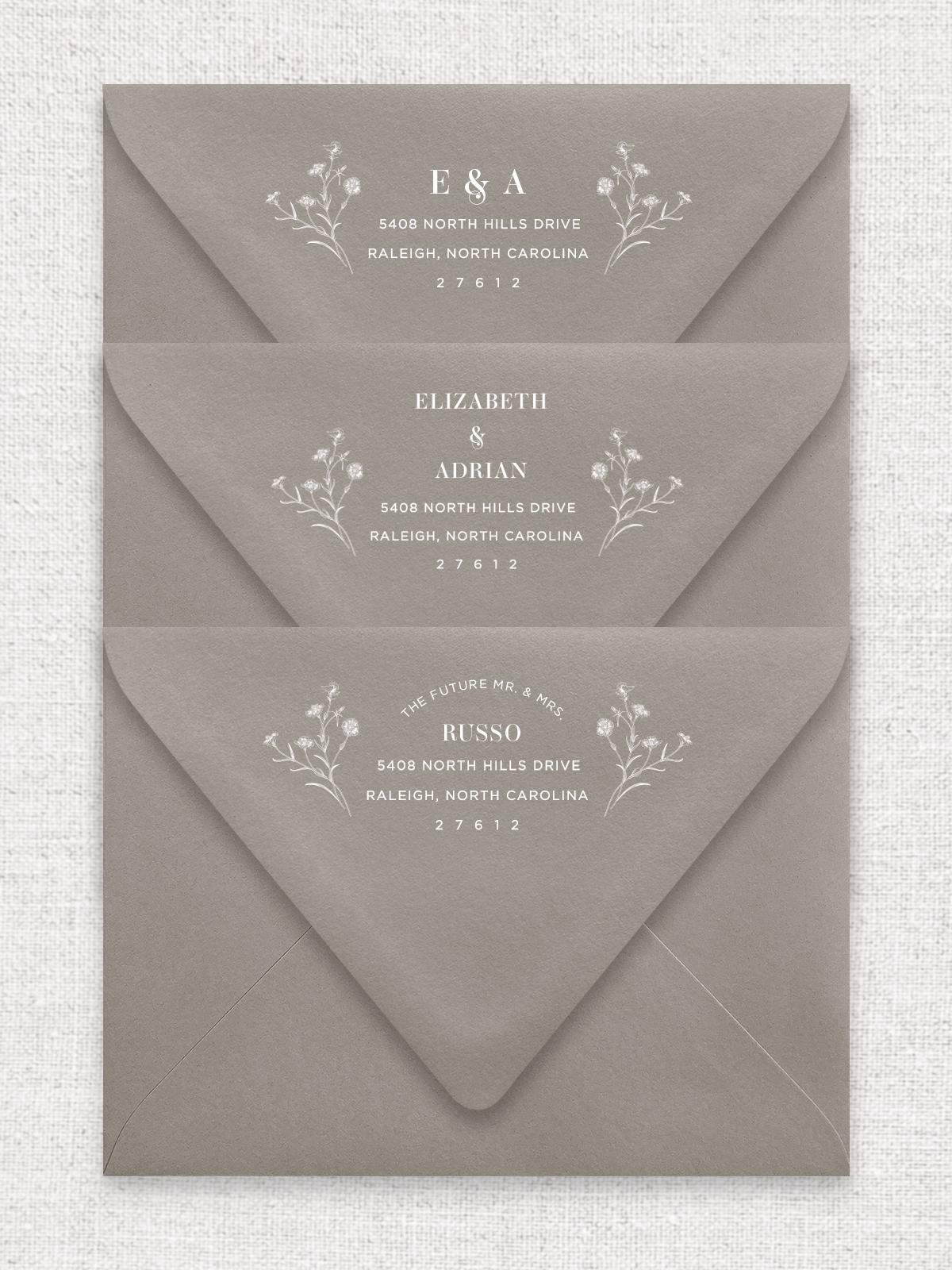 Toile - Save the Date (A6) Envelopes