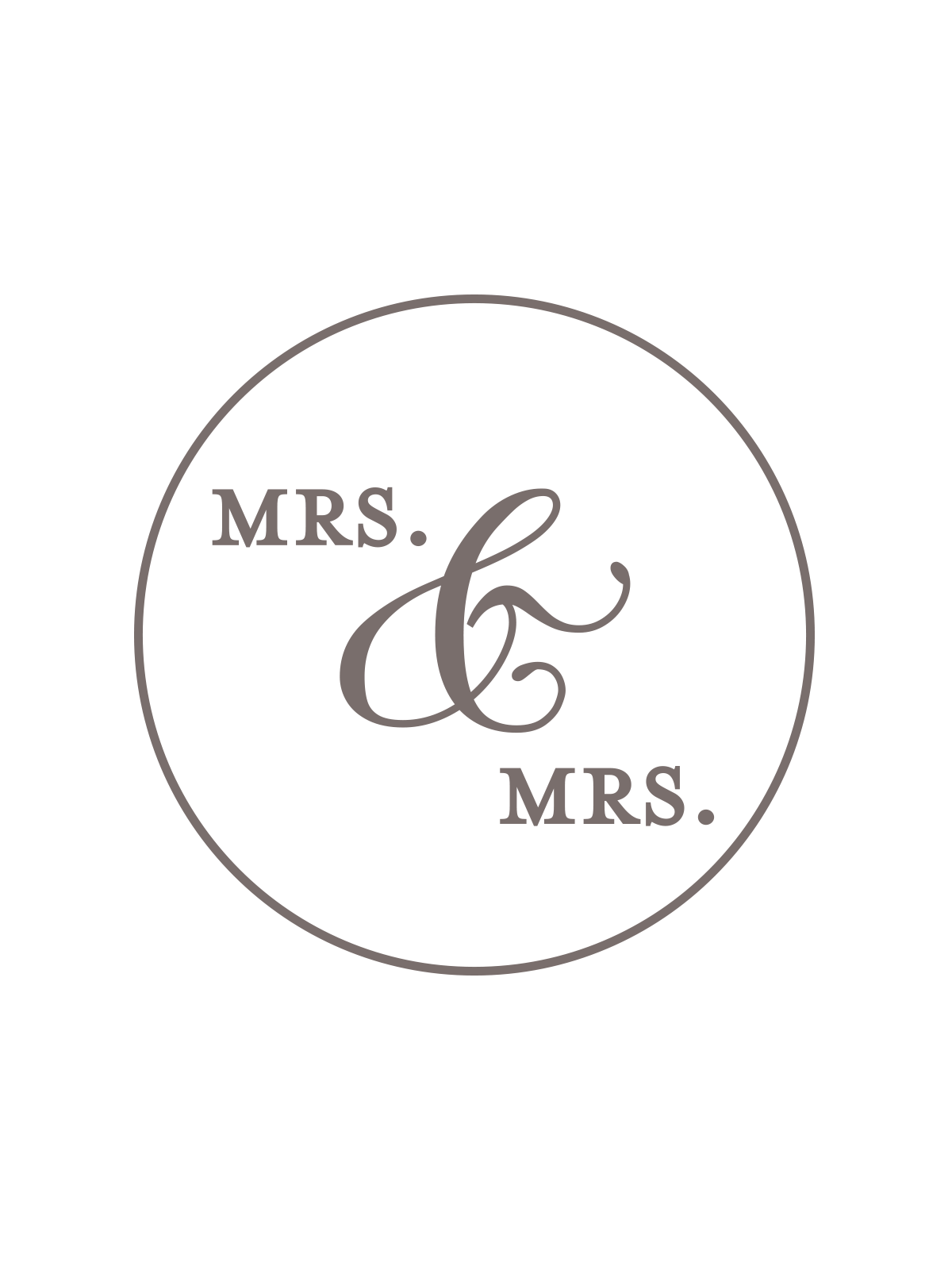 Mrs. & Mrs. - Wax Seals